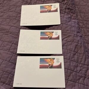 ๐โโ๏ธSet of 3 unused USA 13 cent postcards 1984 Los Angeles Olympics Track Runner